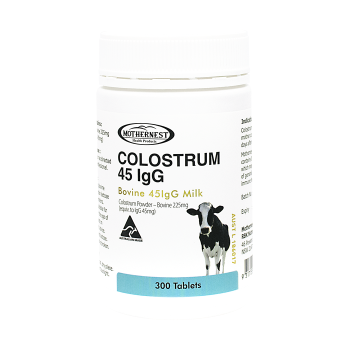 Mothernest Colostrum 45IgG 300tabs