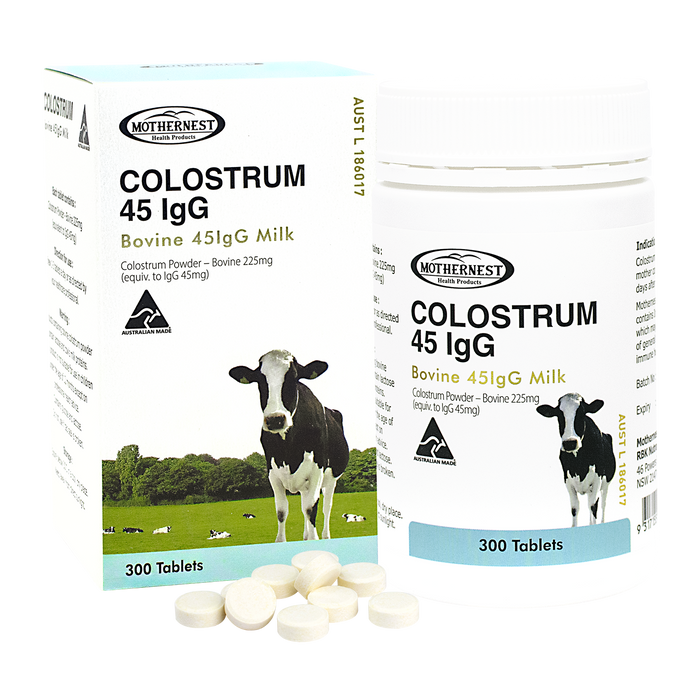 Mothernest Colostrum 45IgG 300tabs