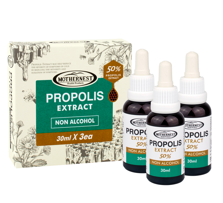 **Special** Mothernest Propolis Extract 50% Tincture 30ml x 3 pack